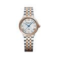 RAYMOND WEIL <br> MAESTRO LADY NACRE CR RELIEF 6 DIAMANTS <br>