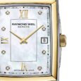 RAYMOND WEIL <br> TOCCATA NACRE CR RELIEF 8 DIAMANTS <br>