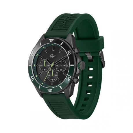 LACOSTE-Tiebreaker-Bracelet-Silicone-Vert-2